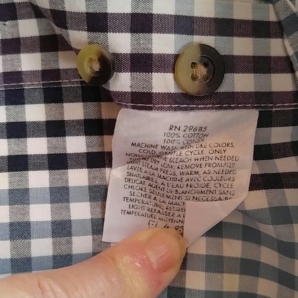Pendleton Check Button Shirt M - Picture 3 of 6